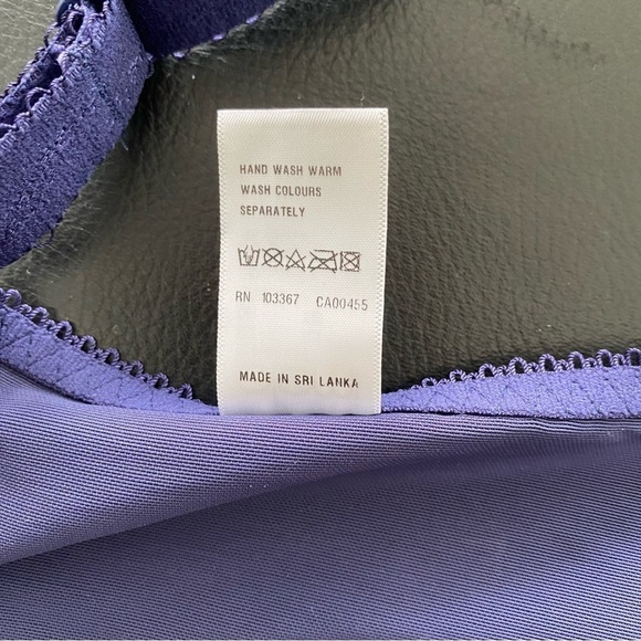 NEW Elomi Megan Bra EL8860 Wide Band Underwire Navy Blue Pink Floral Size 40E - Picture 9 of 10